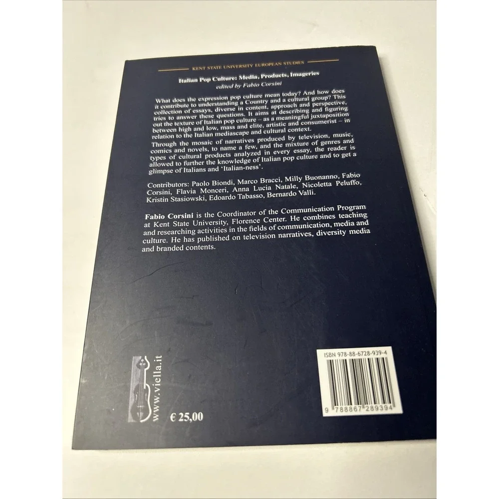Italian Pop Culture: Media, Products, Imageries by Fabio Corsini (English) Paper